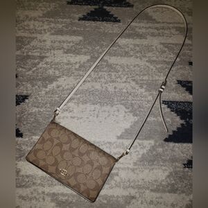 Coach Mini Bag Brown And Cream